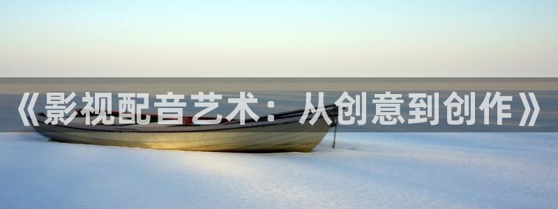 金牌影院观看电视剧免费：《影视配音艺术：从创意到创作》