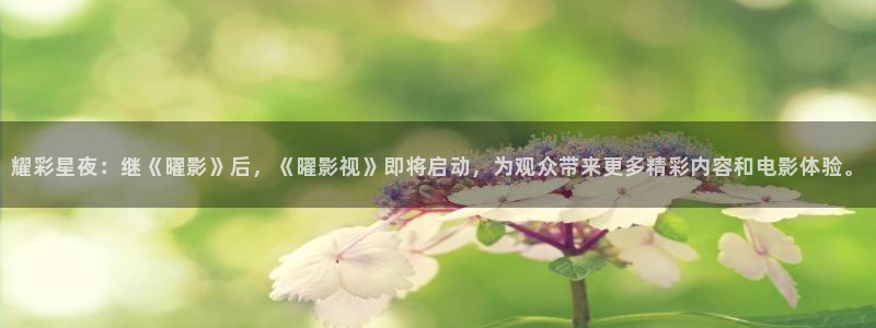 金牌影院官网免费观看入口：耀彩星夜：继《曜影》后，《曜影视》即将启动，为观众带来更多精彩内容和电影体验。