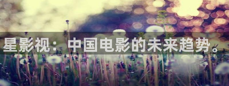 金牌影院电视剧免费播放在线观看全集：星影视：中国电影的未来趋势。